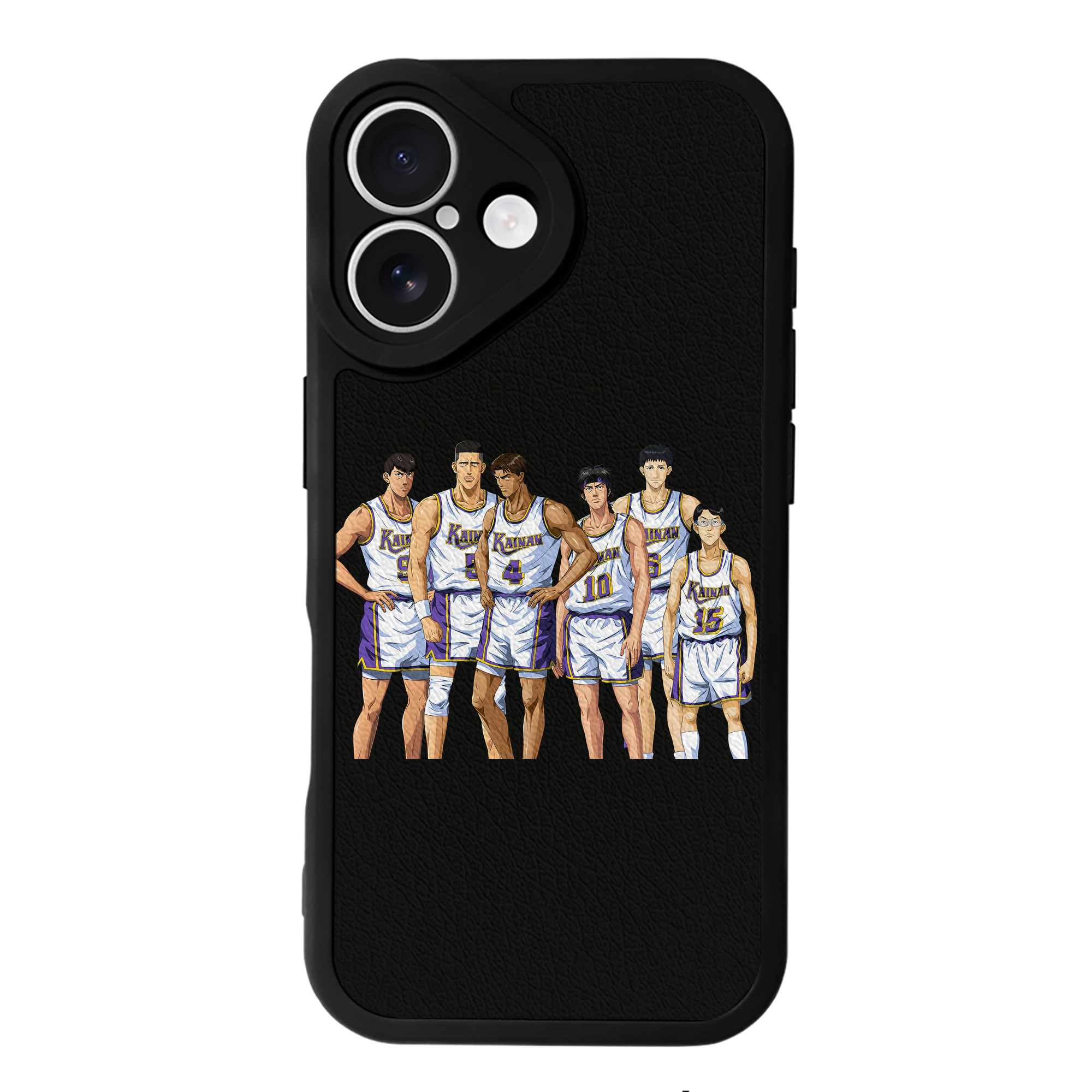 （画像用） SLAM DUNK／スラムダンク 【iPhone 16シリーズ対応】シリコンスマホケース（レザー調） 材質：シリコン